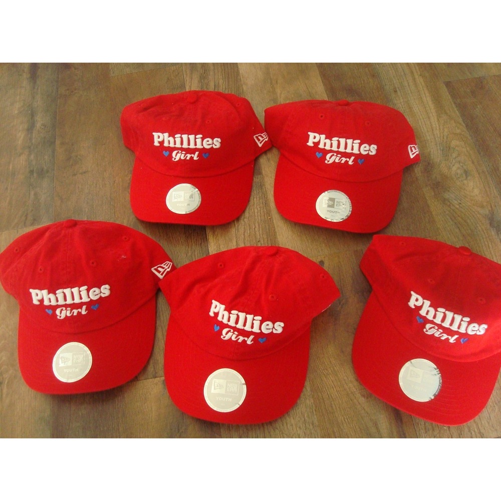 PHILLIES 5HAT LOT BUNDLE NEW ERA YOUTH CAP HAT 90S VINTAGE 00S Y2K M1